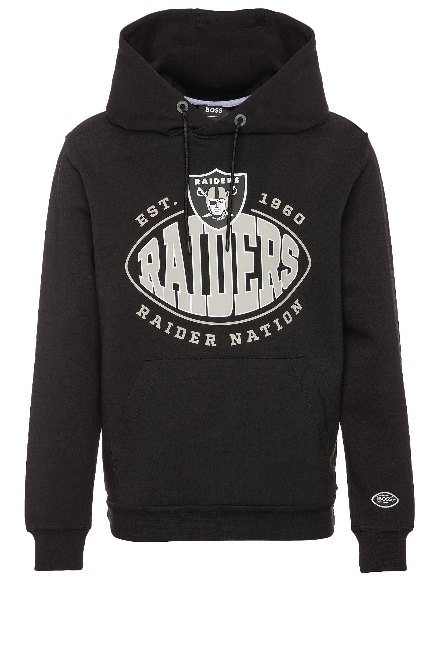 BOSS ORANGE Hoodie NFL Hoodie W_Touchback (1-tlg) Grau (004)