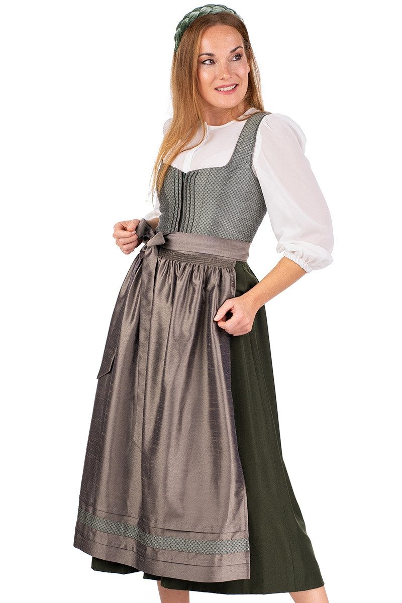 Dirndl Dirndl lang 2tlg. - FUCHSIA - grün
