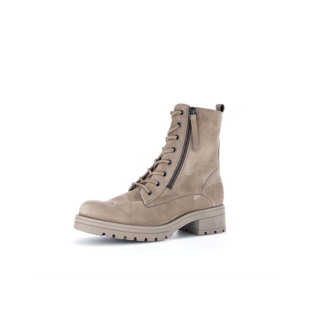 Winterstiefel für Damen in beige Schnürstiefel