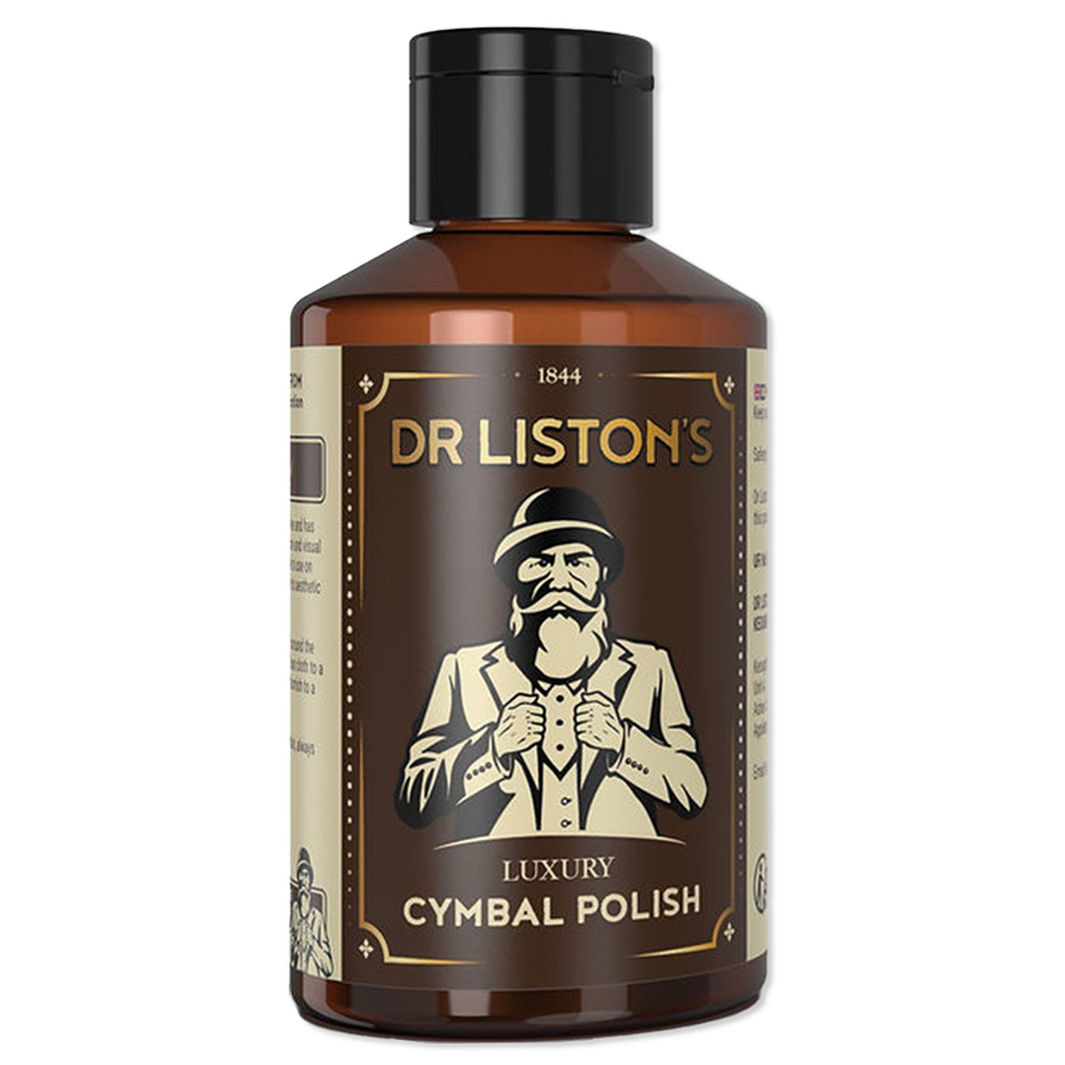 Dr Liston's Becken Dr Listons Becken-Politur Luxury Cymbal Polish mit Tuch, 1-St., Becken-Politur, Vorteils-Set mit Mikrofasertuch