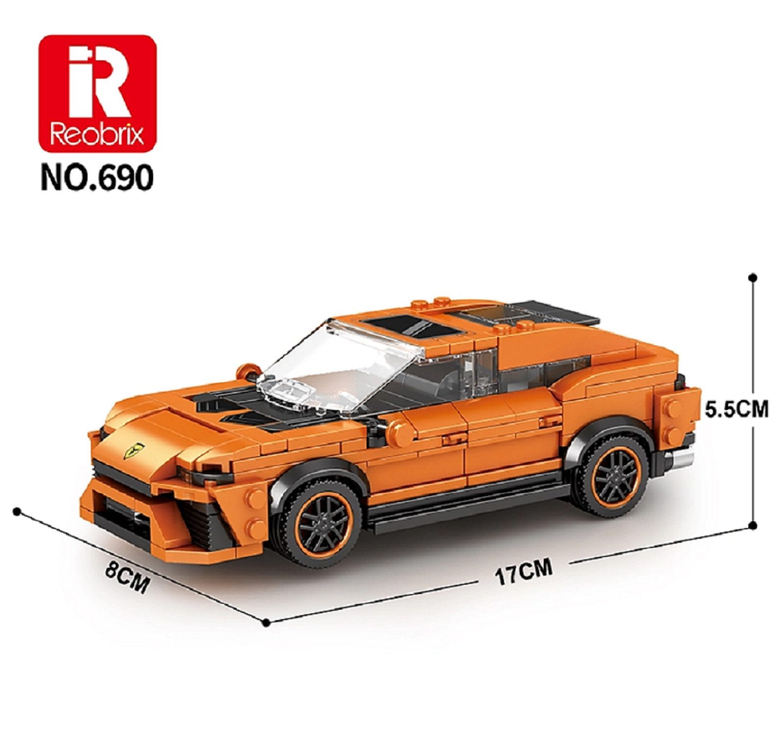 Reobrix 690 Super-SUV Speed Champion Konstruktions-Spielset, (408 St) – Bild 5 von 5