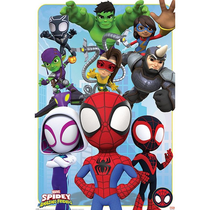 PYRAMID Poster Spidey And His Amazing Friends Poster Goodies And Baddies 61 x 91 5 cm