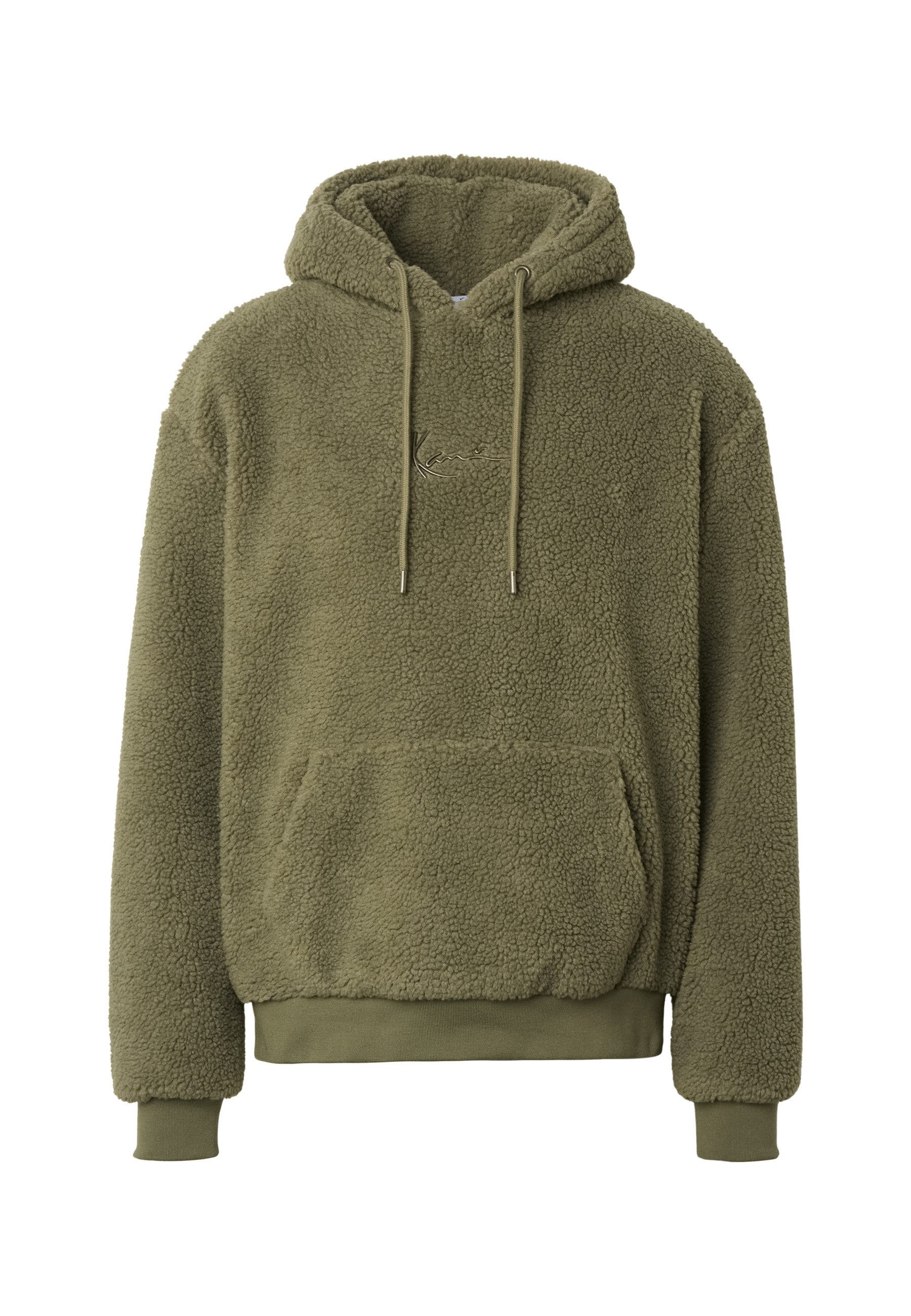 Karl Kani Rundhalspullover Karl Kani Herren KM213-064-1 Small Signature Teddy Hoodie (1-tlg)