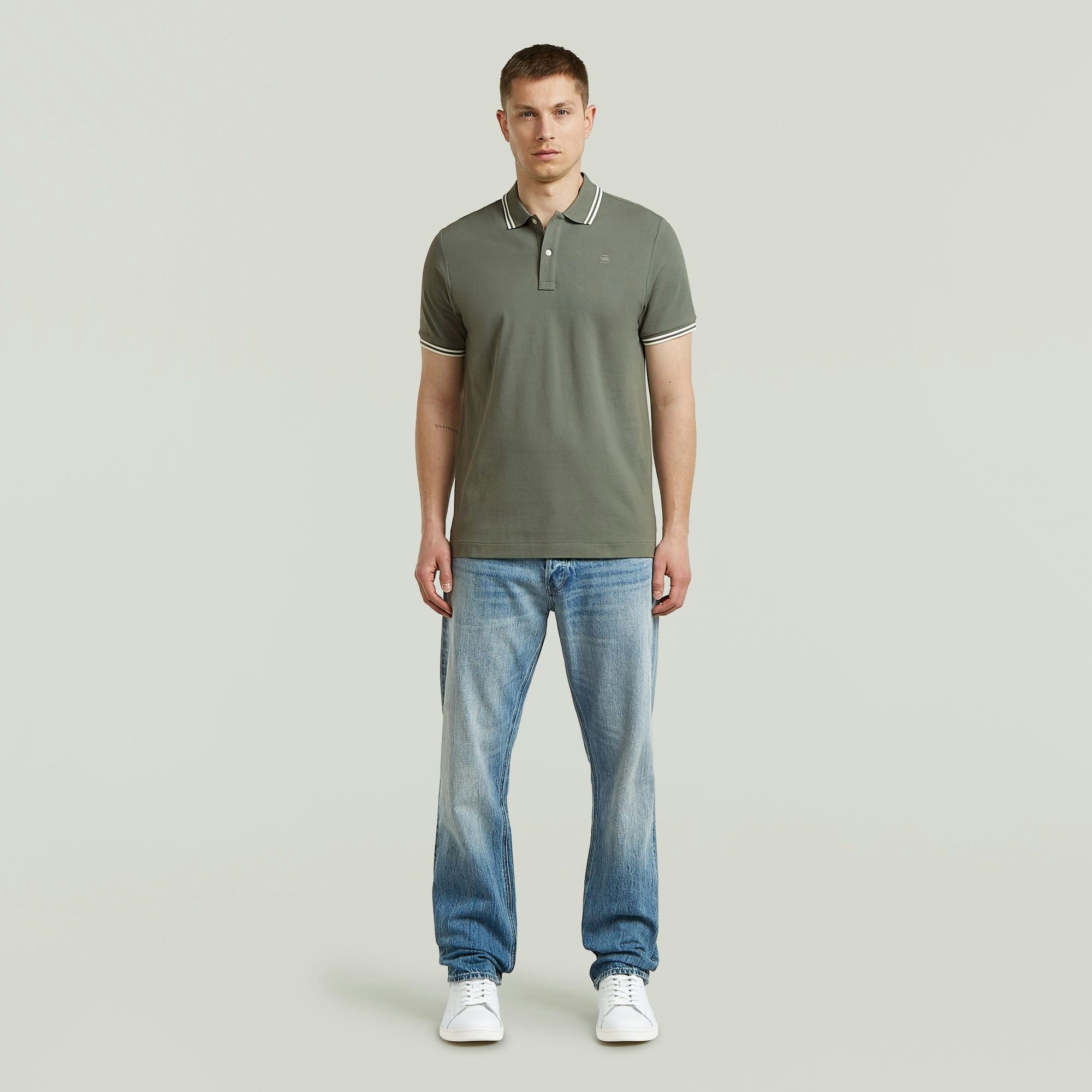 G-STAR Poloshirt Poloshirt Dunda slim stripe in Kurzarm-Form – Bild 5 von 5