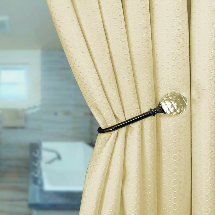 Sunicol Duschvorhang Duschvorhang wasserabweisend Vorhänge mit rostfreien Ösen Breite 180 cm