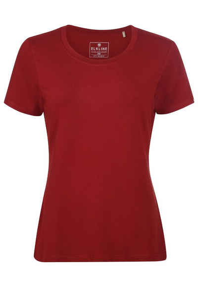 Elkline T-Shirt Bambi Basic Kurzarm Shirt aus weichem Viskose Material