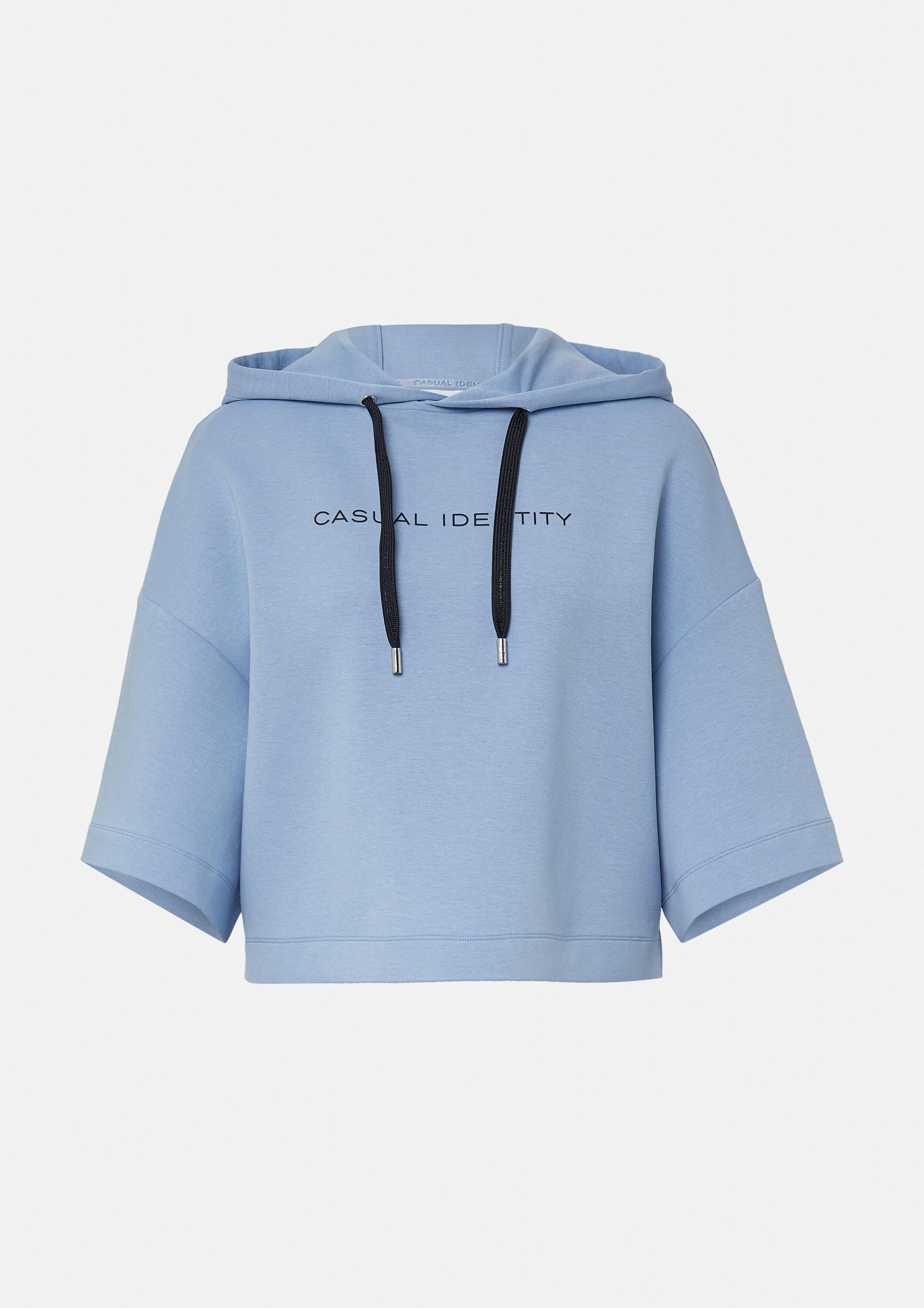 comma 3/4 Arm-Pullover Sweatshirt Oversize-Sweatshirt mit Kimono-Ärmeln