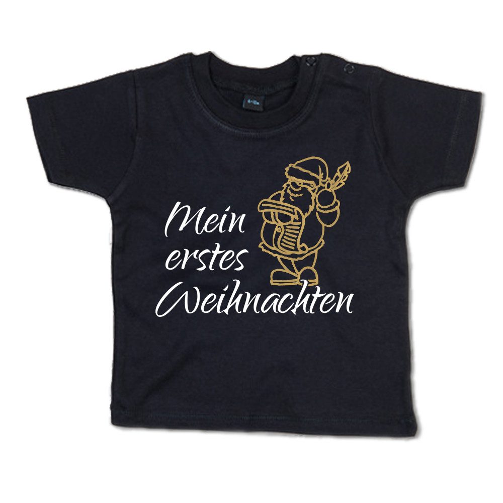 G-graphics T-Shirt Mein erstes Weihnachten – Nikolaus Baby T-Shirt mit Spruch als Geschenk mit Weihnachtsmotiv