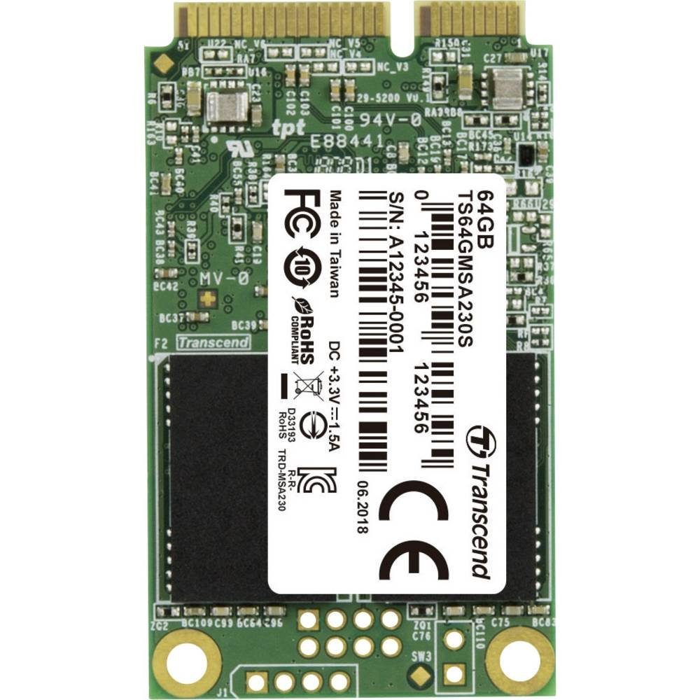 mSATA SSD MSA370 64GB SSHD-Hybrid-Festplatte