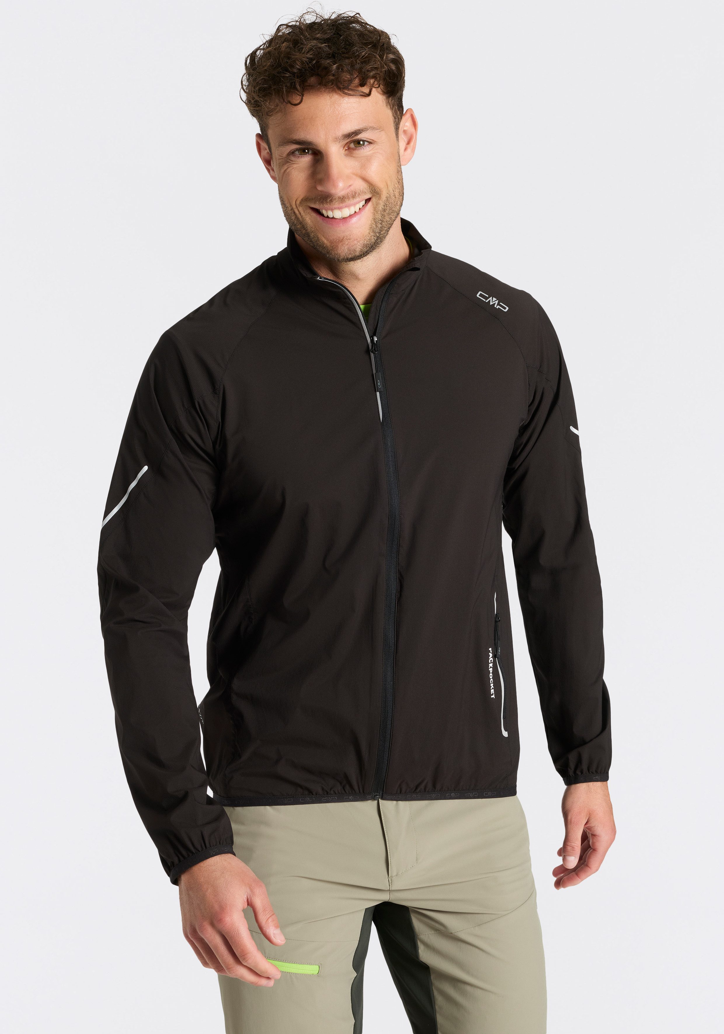 CMP Windbreaker für Radsport und Outdooraktivitäten, sportlicher Stil