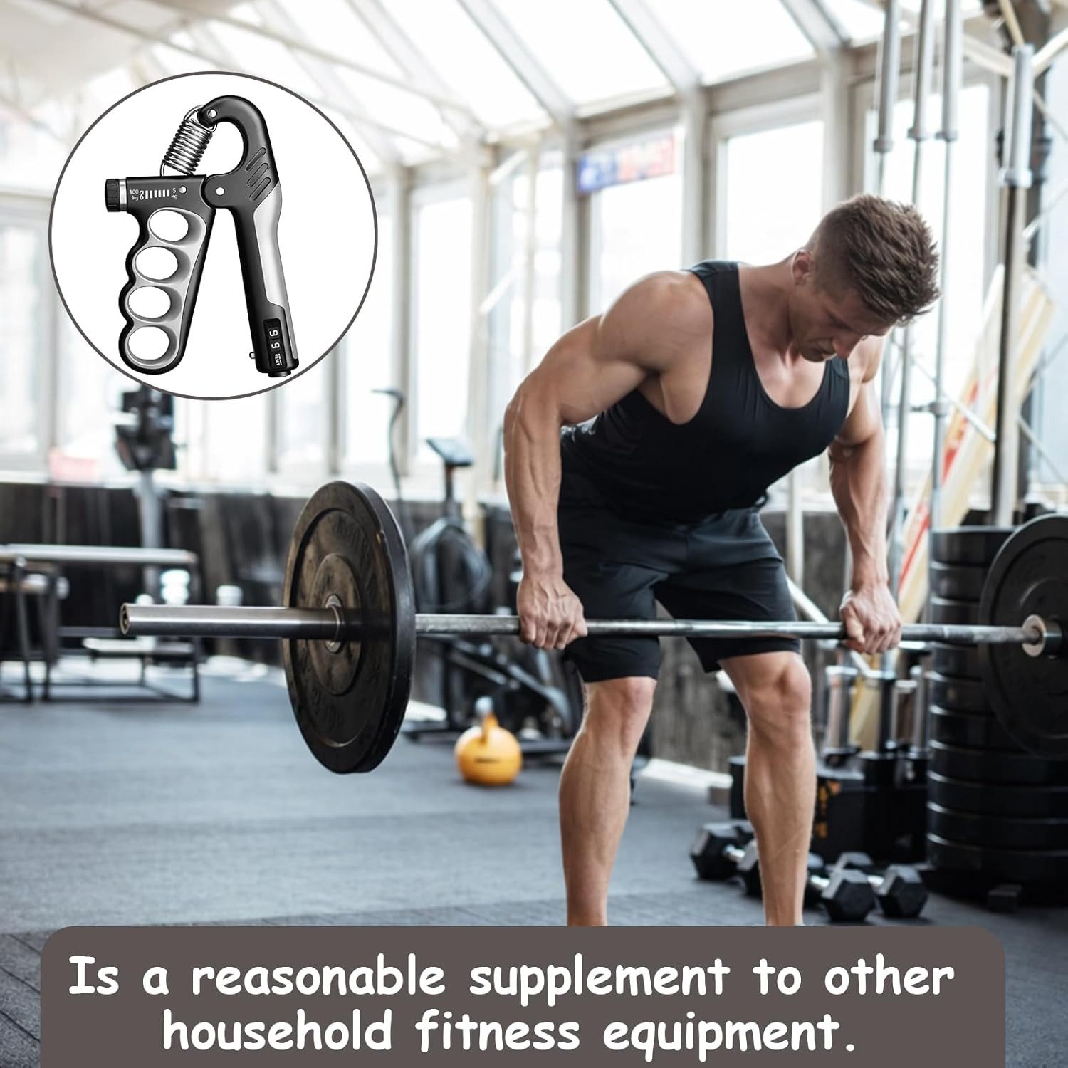 Forrlite Handmuskeltrainer Handtrainer Trainingsset(5er-Pack), Fingertrainer Griffkraft Trainer (Einstellbarer Widerstand 5-100kg, Fingertrainer, Griffkraft Trainer Set, Für Sportler und Wiederherstellung der Hand), Verbesserte Kraft und Grip Handgelenk Arm Unterstützung