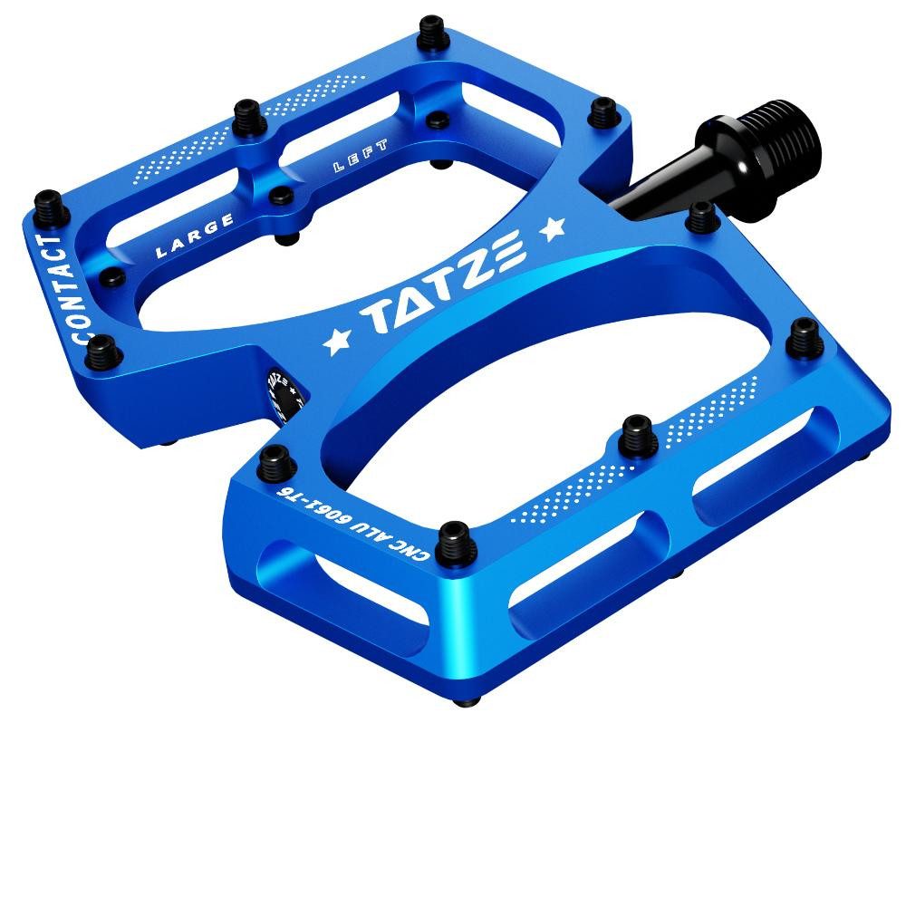 Tatze Plattformpedale Tatze Pedal CONTACT CNC S blau Plattform 10 Pins je Seite
