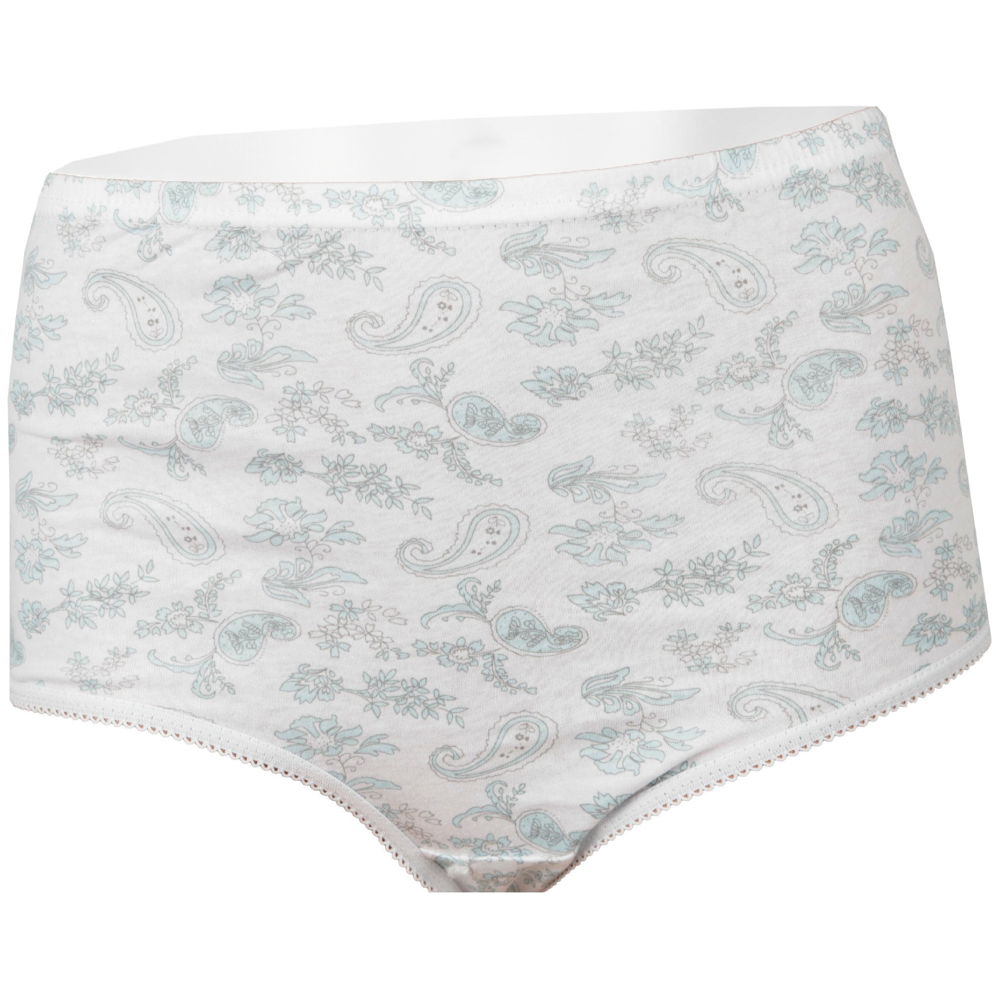 hemmy Fashion Hüftslip BHS-05152 (5-St) Damen Slips - 100% Baumwolle - hohe Taille mit Gummibund, Hüftslip