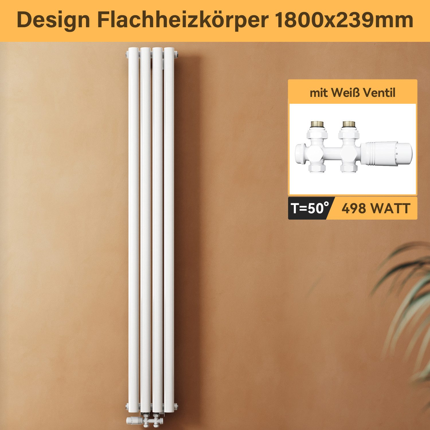 SONNI Badheizkörper Heizkörper Design Röhren Heizung günstig online kaufen