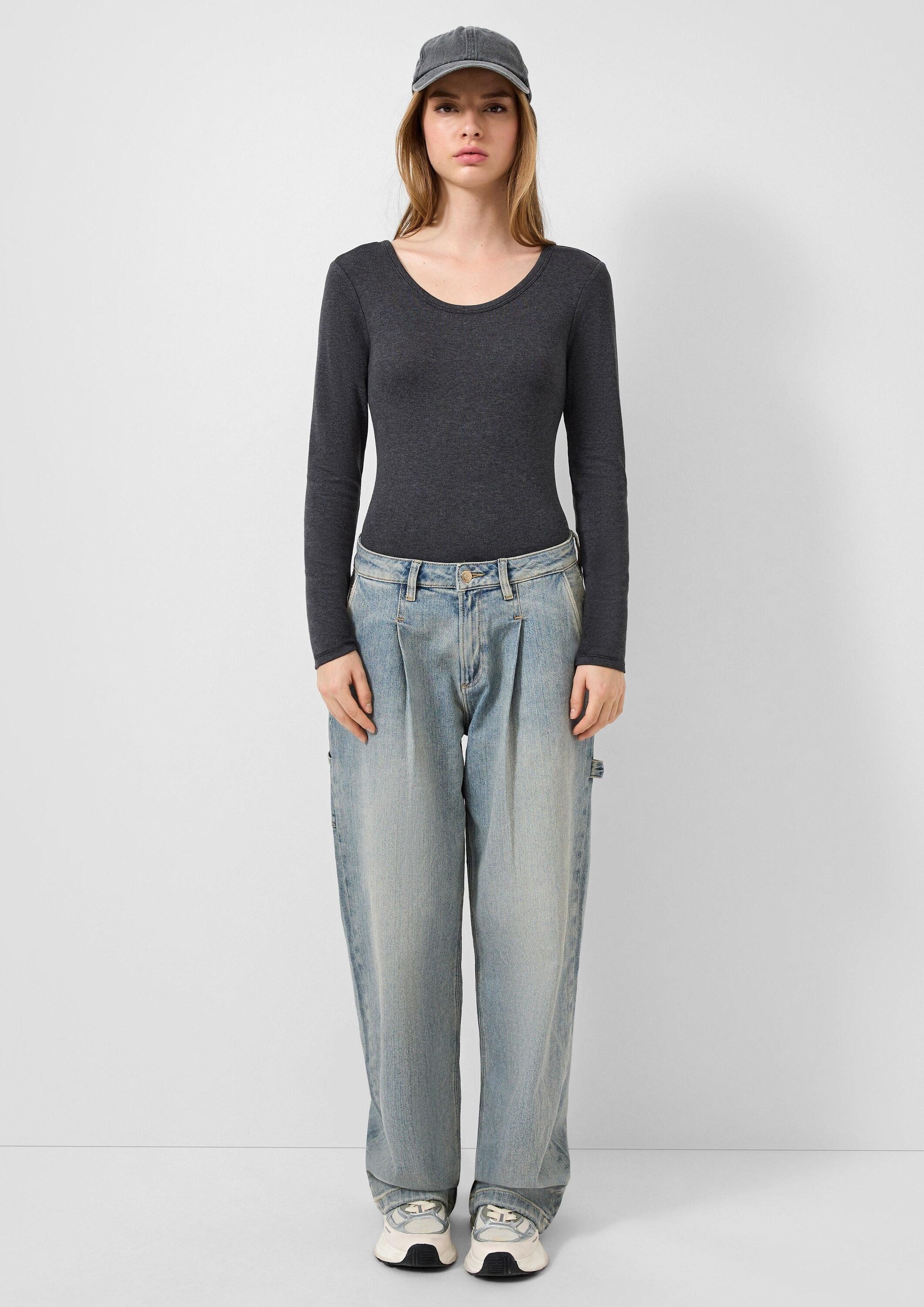 QS Weite Jeans Jeans-Hose Jeans Wide / Relaxed Fit / High Rise / Wide Leg günstig online kaufen