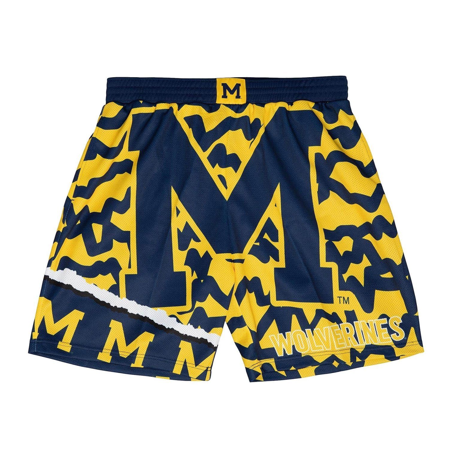University Michigan & JUMBOTRON Mitchell Shorts Ness of