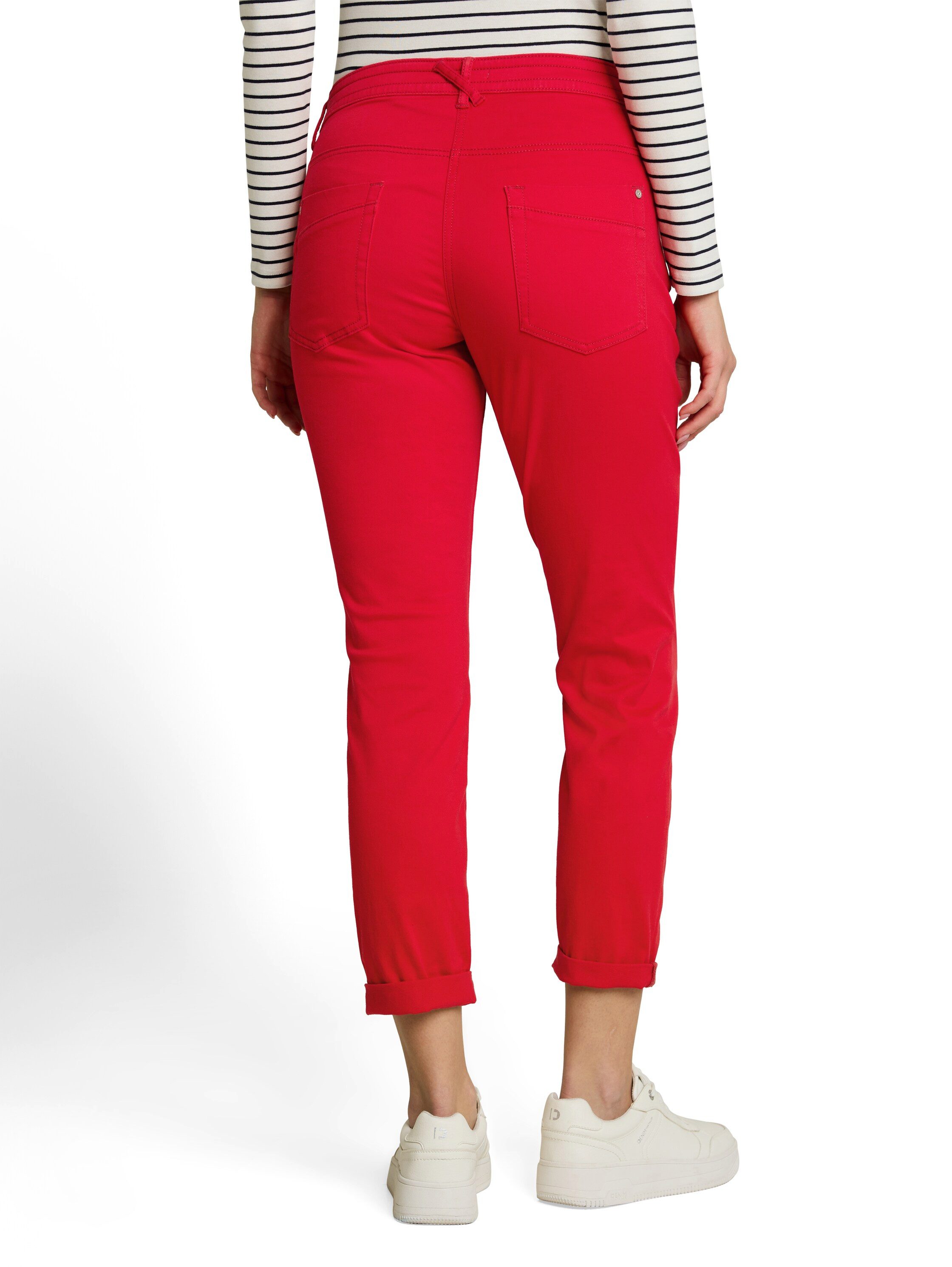TOM TAILOR 7/8-Hose TOM TAILOR Tapered mit Bindeband am Bündchen