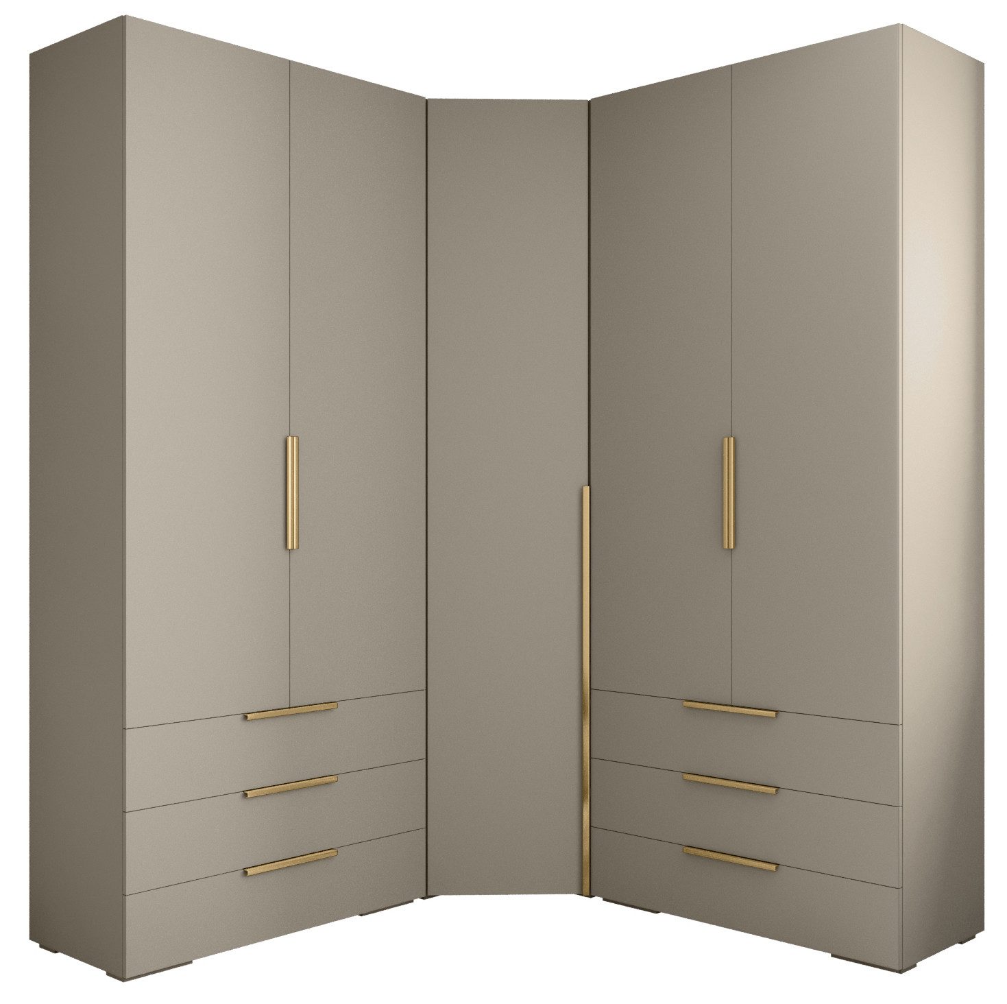 ABIKS MÖBEL Kompaktgarderobe INOVA 1 SATZ 7 Möbelset, Garderobe mit Kleider günstig online kaufen