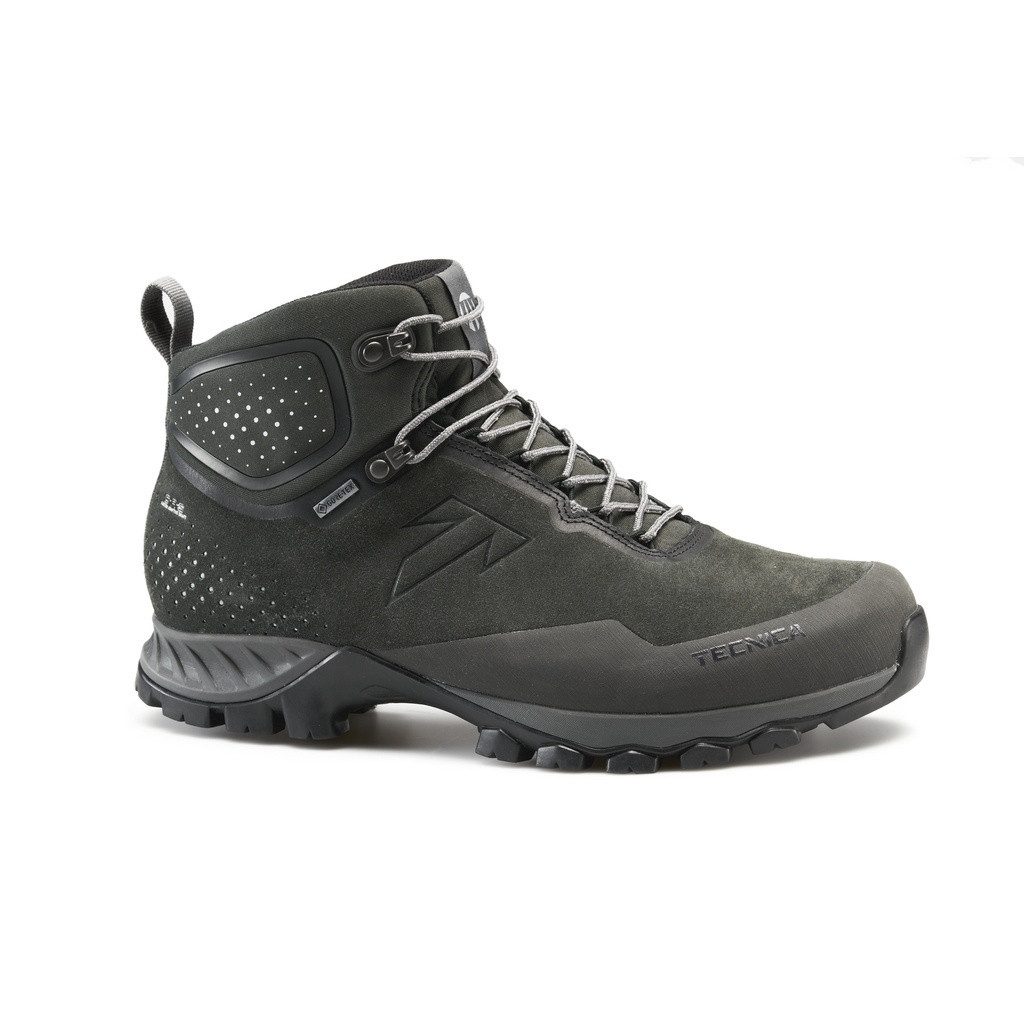 TECNICA Plasma Mid GTX (Hiking, Veloursleder, wasserdicht) schwarz Herren Wanderschuh