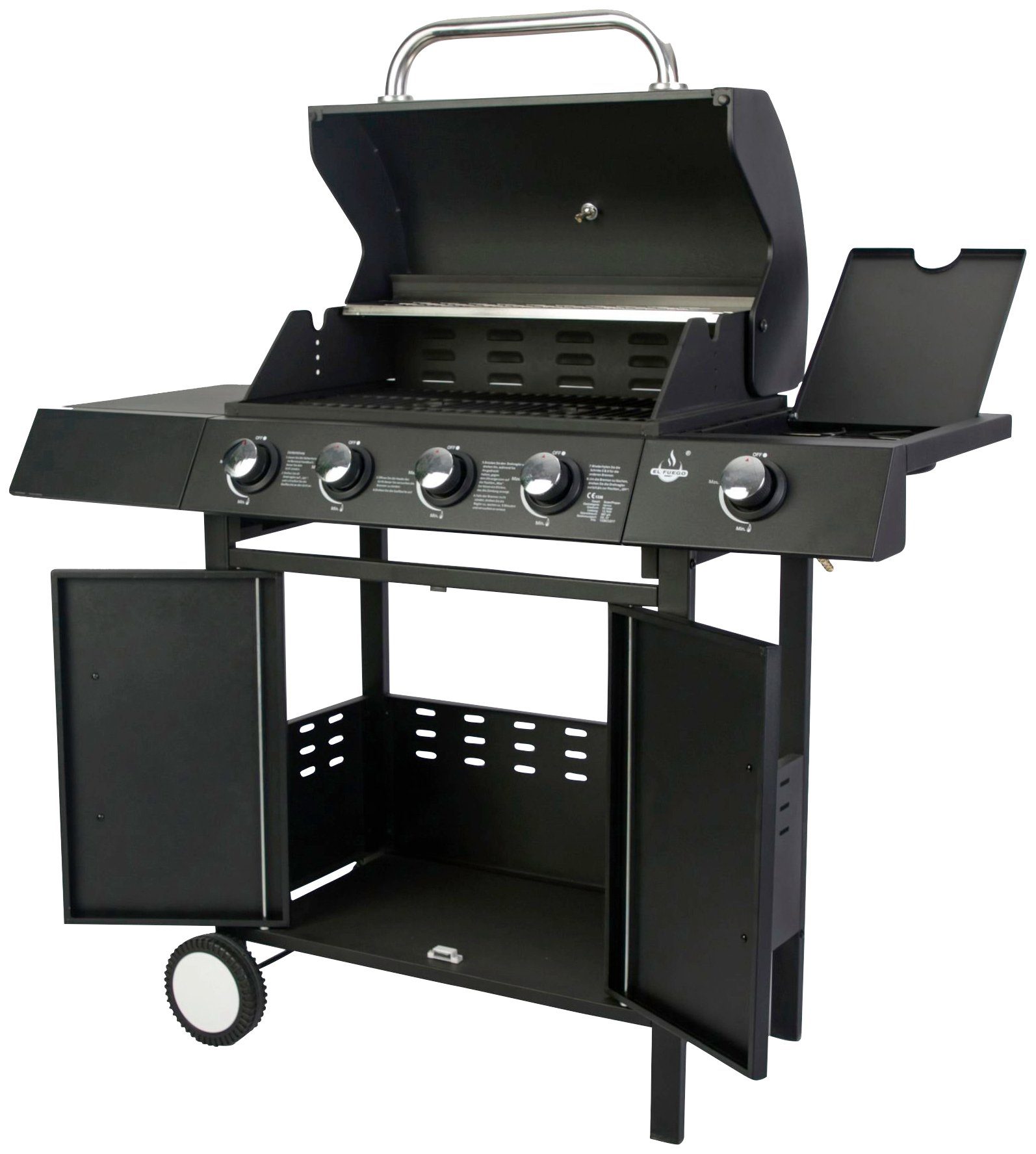 El Fuego Gasgrill San Angelo, BxTxH: 120x48x110 cm