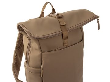 Franky Freizeitrucksack Franky RS77-R Freizeit-Rucksack Rollfalte ca.21 Liter mit Laptopfach, Laptopfach 15"