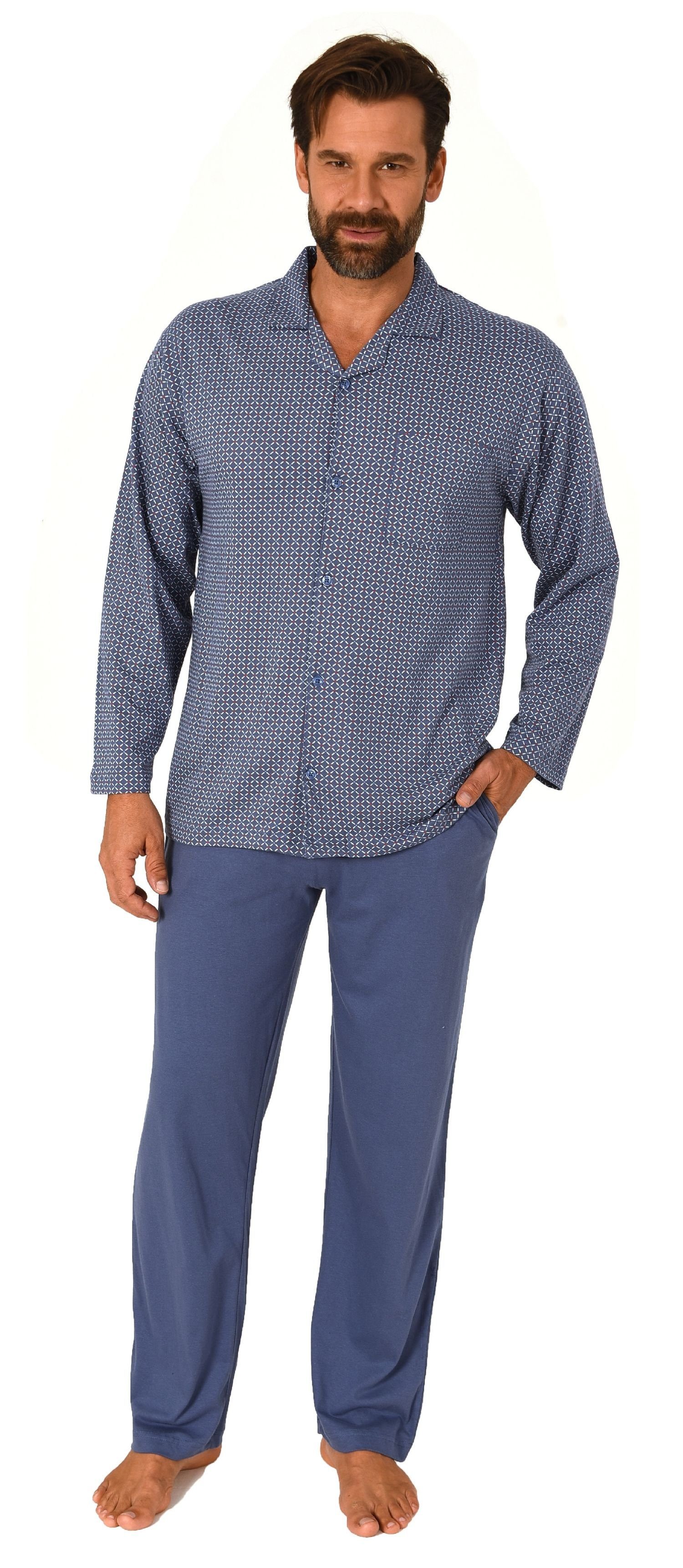 Normann Pyjama Normann Herren Langarm Pyjama günstig online kaufen