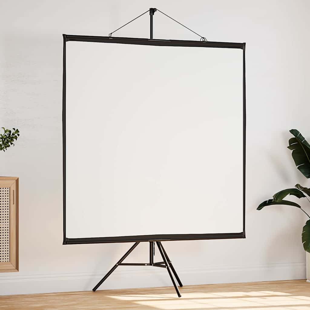 vidaXL Leinwand Beamer Leinwand mit Stativ 81 Zoll 1:1