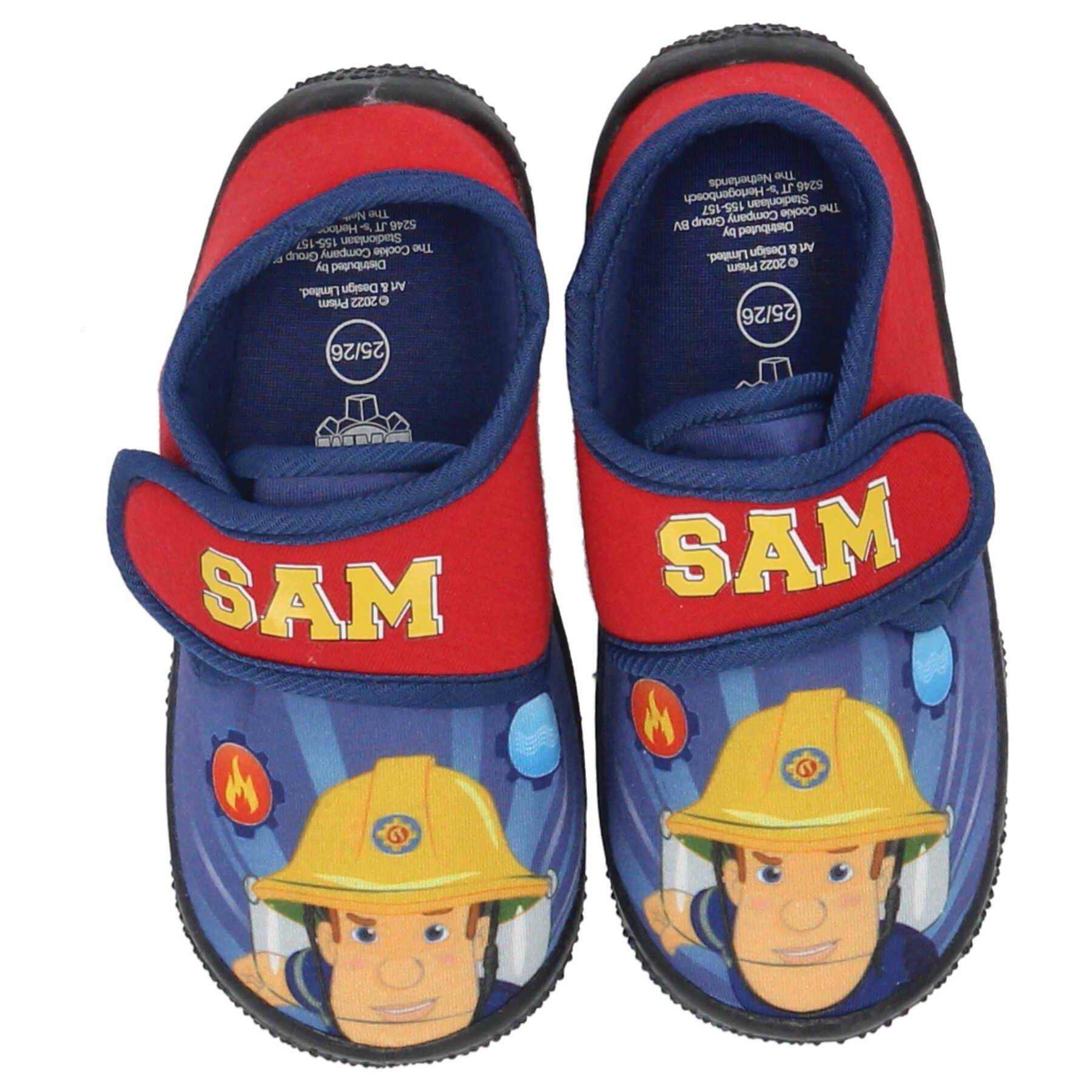 Feuerwehrmann Sam Kinder Hausschuhe Jungen + Mädchen Hausschuh