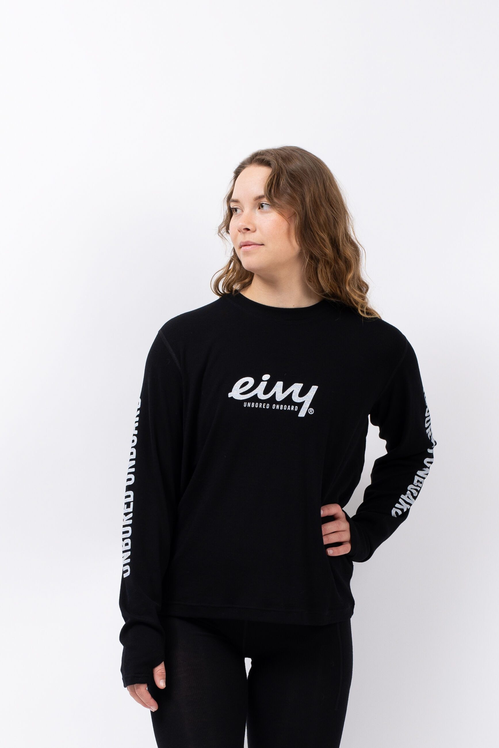 Eivy Print-Shirt (1-tlg) Im coolen Uni-Pastell-Look