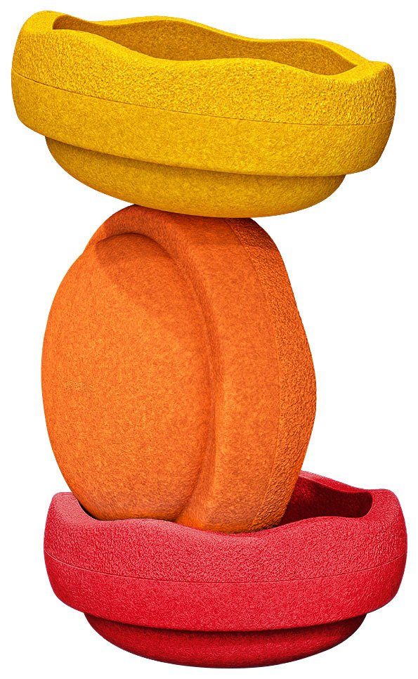 Stapelstein Balancetrainer Original warm classic, 180 g leicht und bis zu 180 kg belastbar