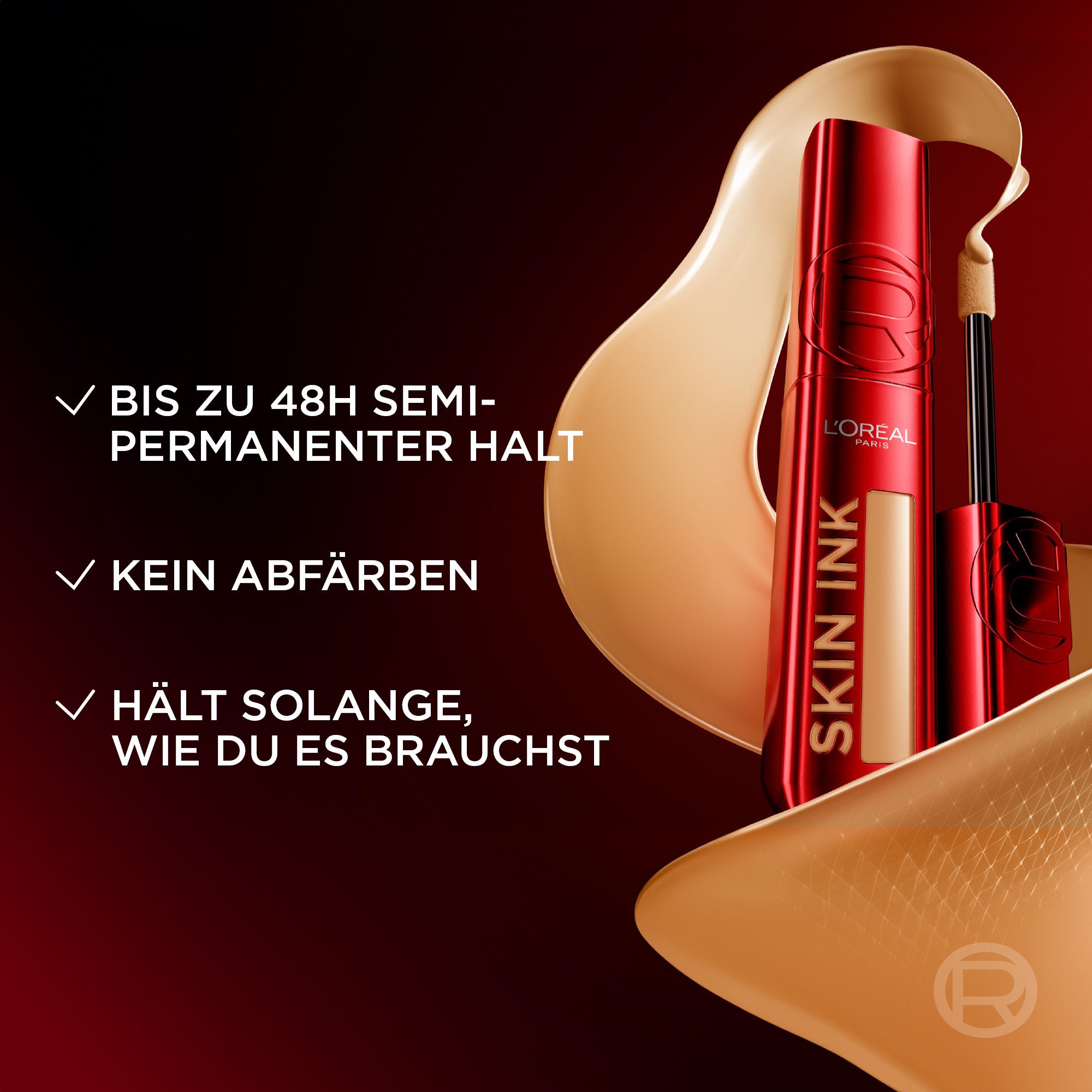 L'ORÉAL PARIS Foundation INFAILLIBLE SKIN INK FOUNDSCEALER, so deckend wie eine Foundation, so leicht wie ein Concealer