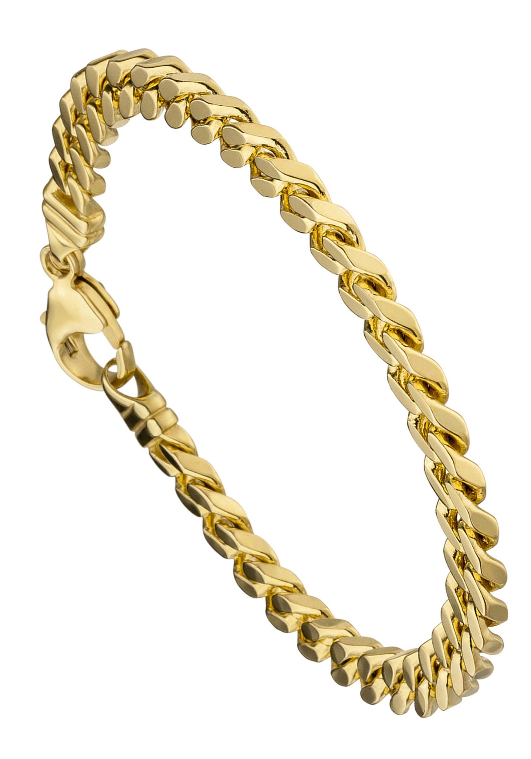 JOBO Goldarmband Armband, Panzerarmband 585 Gold massiv 19 cm günstig online kaufen