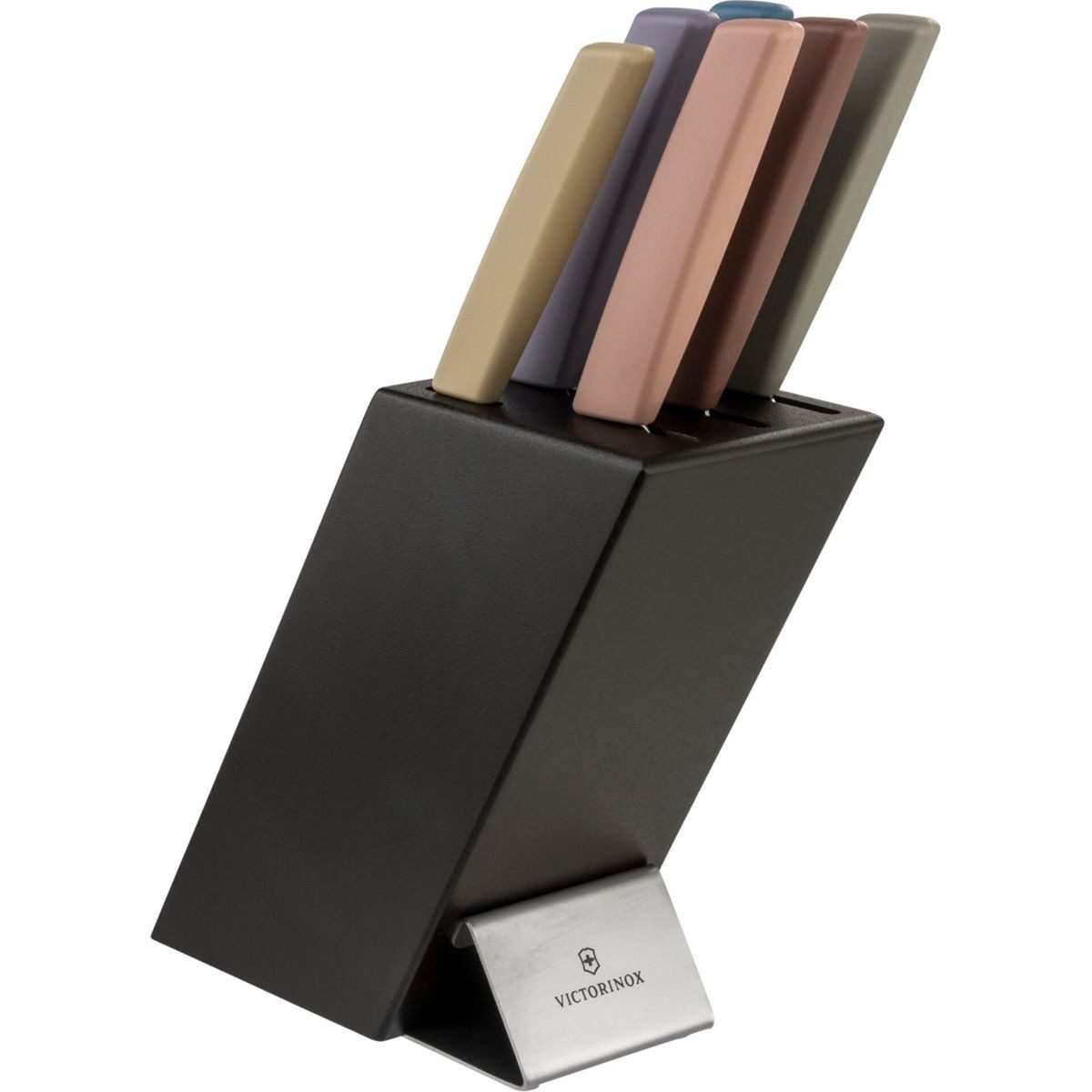 Victorinox Zubereitungsmesser Swiss Modern Messerblock Mehrfarbig 6 tlg.