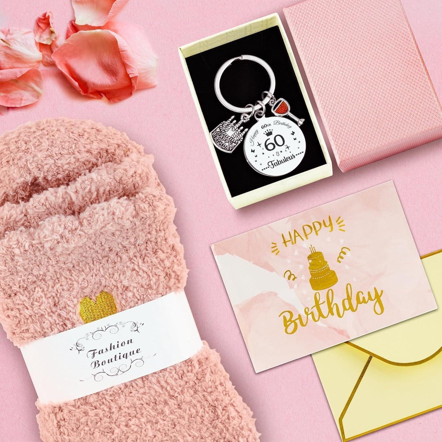 LuxusKollektion Geschenkbox Geschenkset 60 Geburtstag Frau Mutter Freundin 60. Geschenkset – Bild 5 von 5