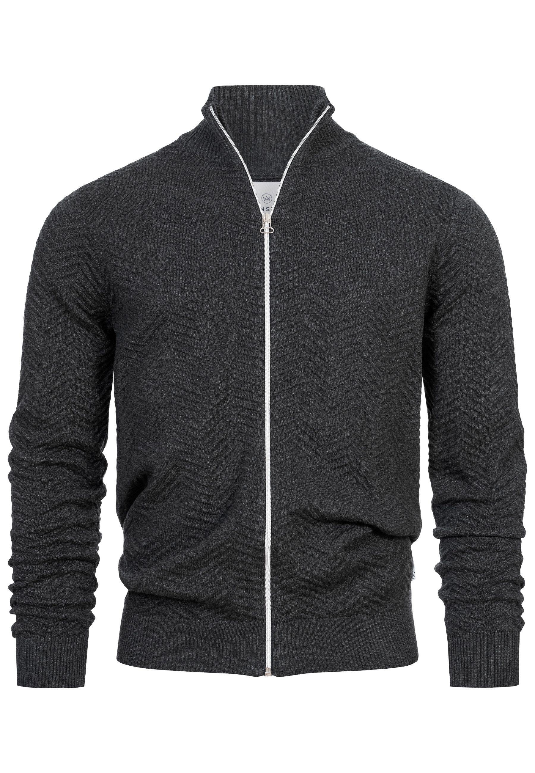 Kronstadt Strickjacke Herren KSCarlo Herrenstrickjacke Fein-Strickjacke mit günstig online kaufen