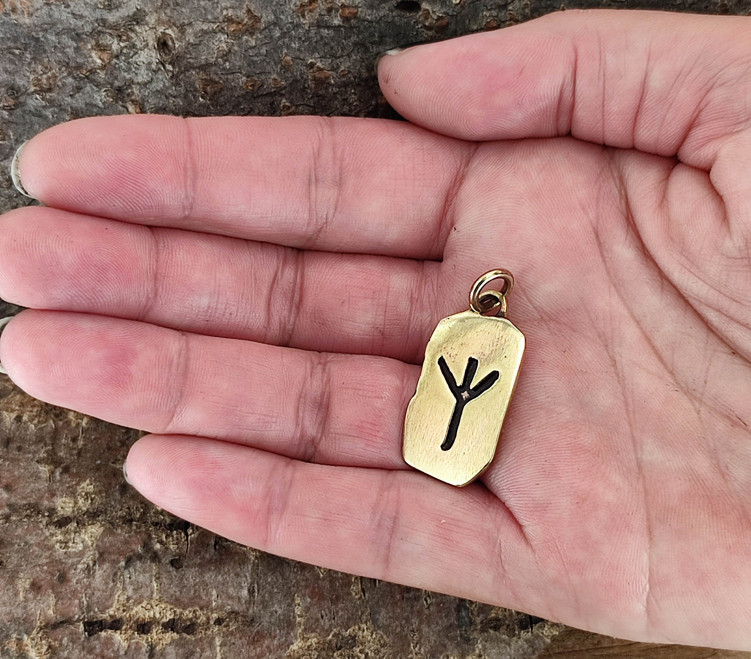 Kiss of Leather Kettenanhänger Rune Runen günstig online kaufen