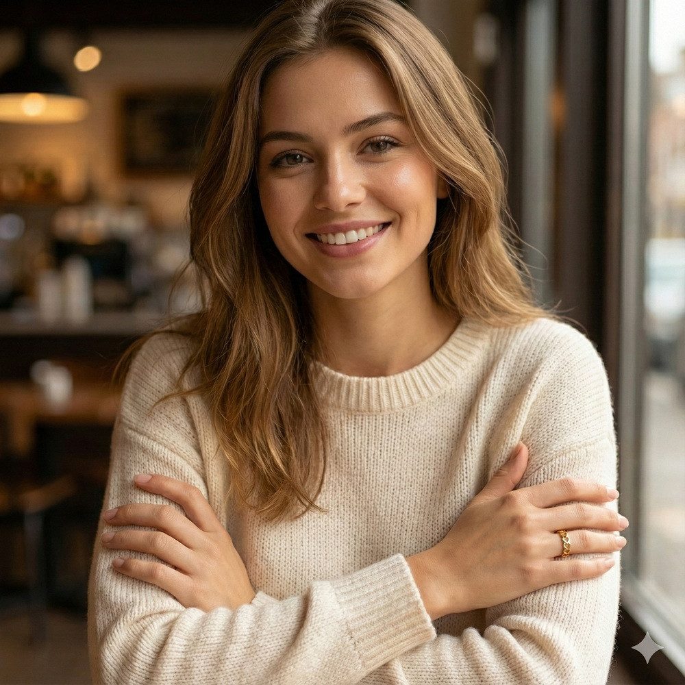 Taffstyle Fingerring Damenring mit kleinen Herzen filigran Verlobungsring elegant zeitlos (Filigraner Herzring für Damen in Silber oder Gold - Geschenk für Damen)