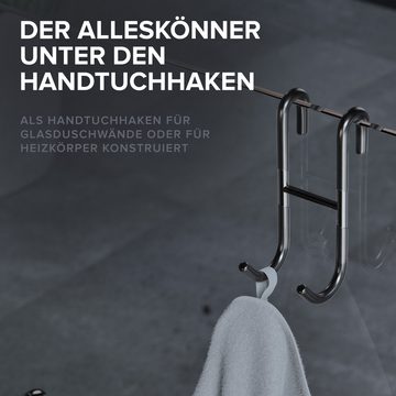 ovimar Handtuchhaken Hov, (Packung, 2-St., 2), aus Edelstahl in Silber zur Zum Aufhängen