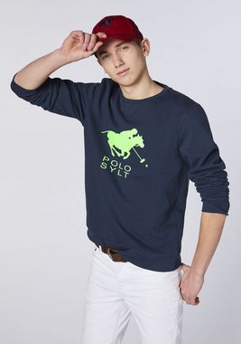 Polo Sylt Sweatshirt mit Label-Motiv