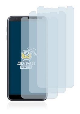 BROTECT flexible Panzerglasfolie für Samsung Galaxy J6 Plus, Displayschutzglas, 3 Stück, Schutzglas Glasfolie matt entspiegelt Anti-Reflex