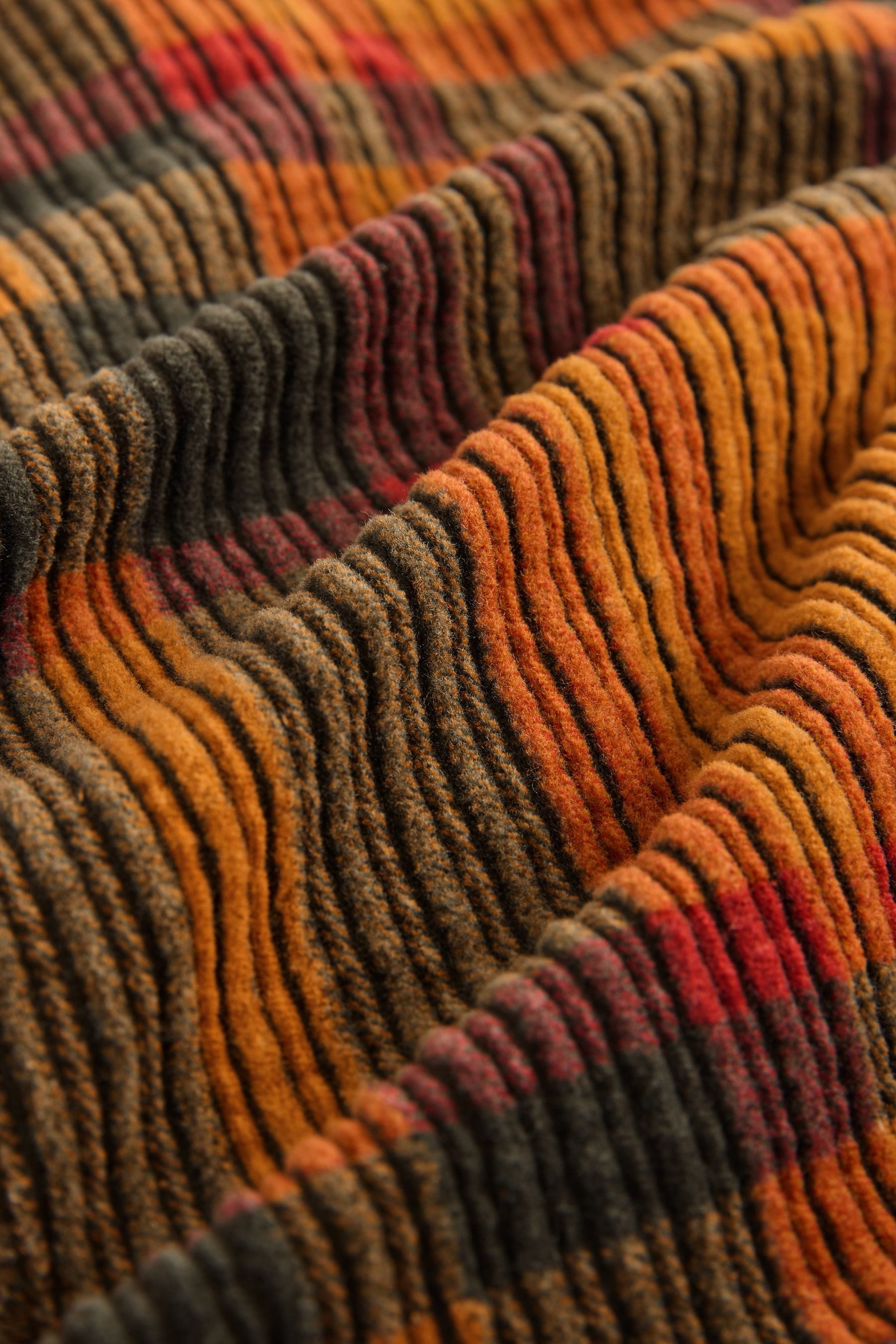 Next Minirock Minirock aus Cord mit Karomuster (1-tlg)