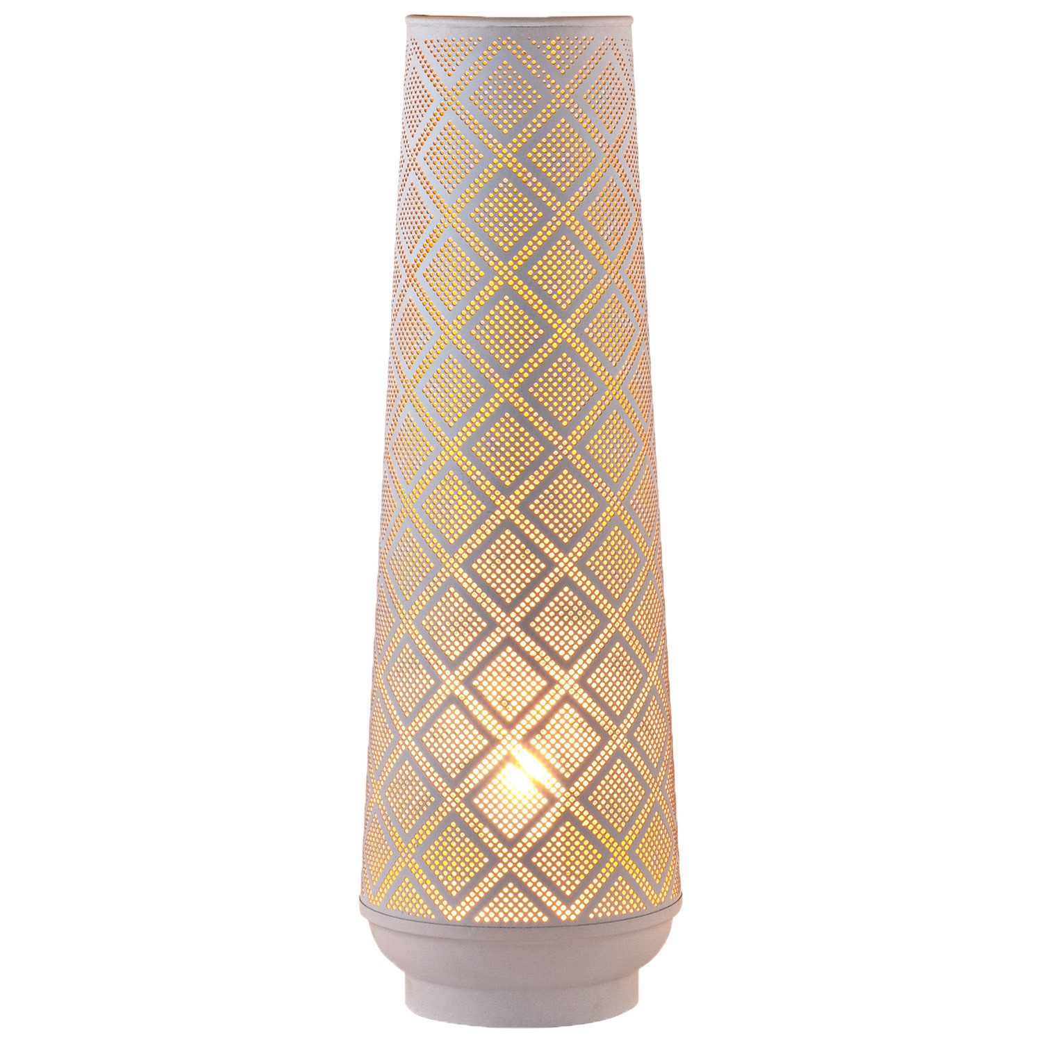 Nachttischlampe Boho Deko Stehlampe Tischlampe Lampe Qantas Gross Weiss