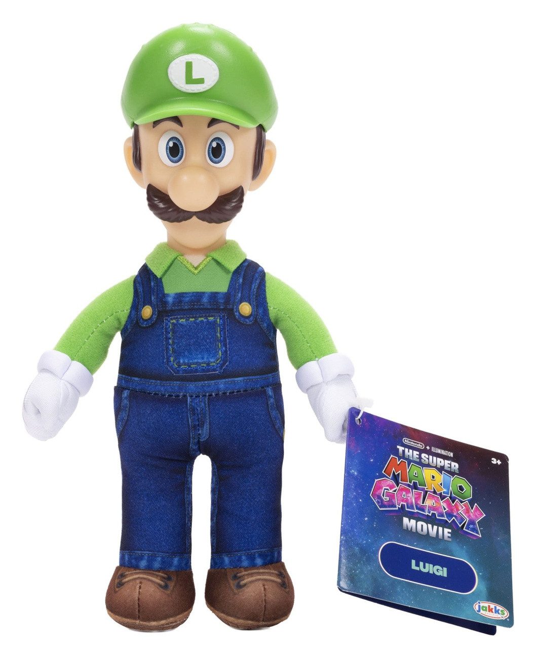 Jakks Pacific Plüschfigur Der Super Mario Galaxy Film Plüschfigur Luigi 23 cm