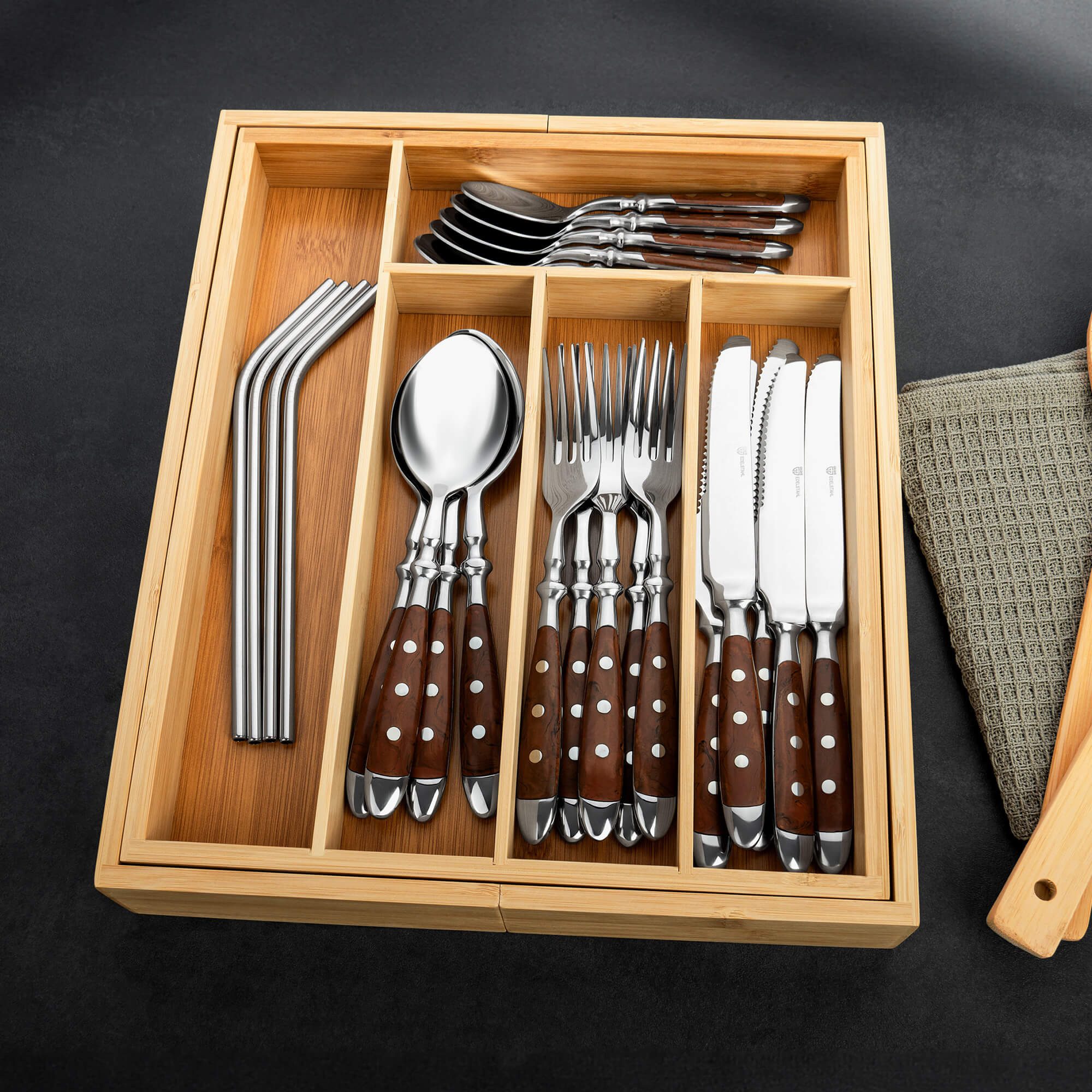 GRÄWE Besteckkasten GRÄWE Besteckkasten variabel 28,5 cm - 40,5 cm ausziehb günstig online kaufen