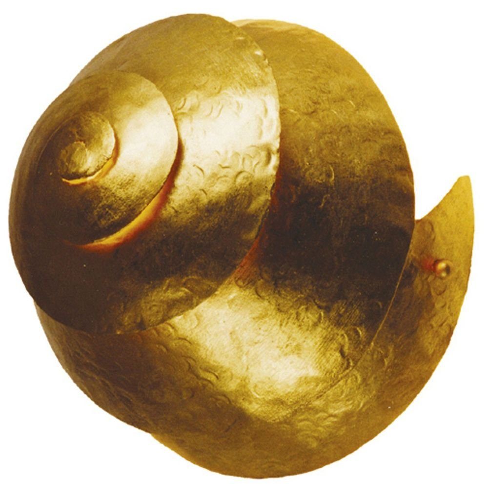 Gold Holländer Snail One gold Eisen Wandleuchte