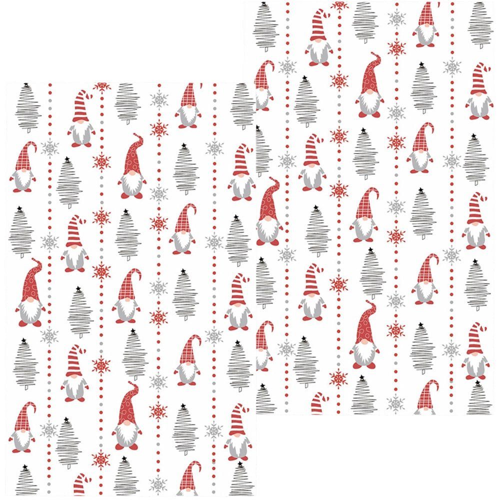 matches21 HOME & HOBBY Geschirrtuch Geschirrtücher ANETTE Wichtel rot Baumw günstig online kaufen