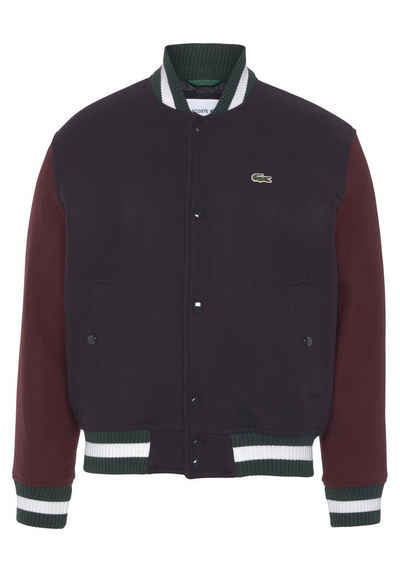 Lacoste Bomberjacke BOMBERJACKE mit Lacoste Logo auf der Brust