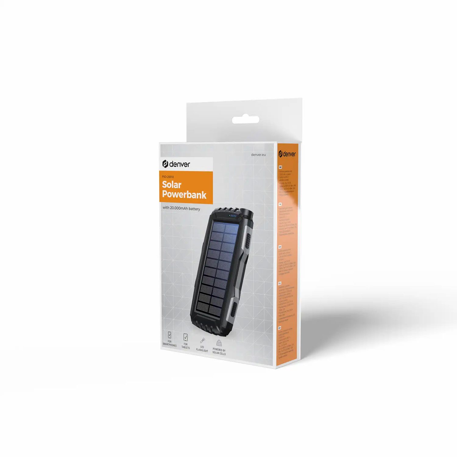 Denver PSO-20010 MK2 Solar-Powerbank Powerbank (1 St) – Bild 5 von 5
