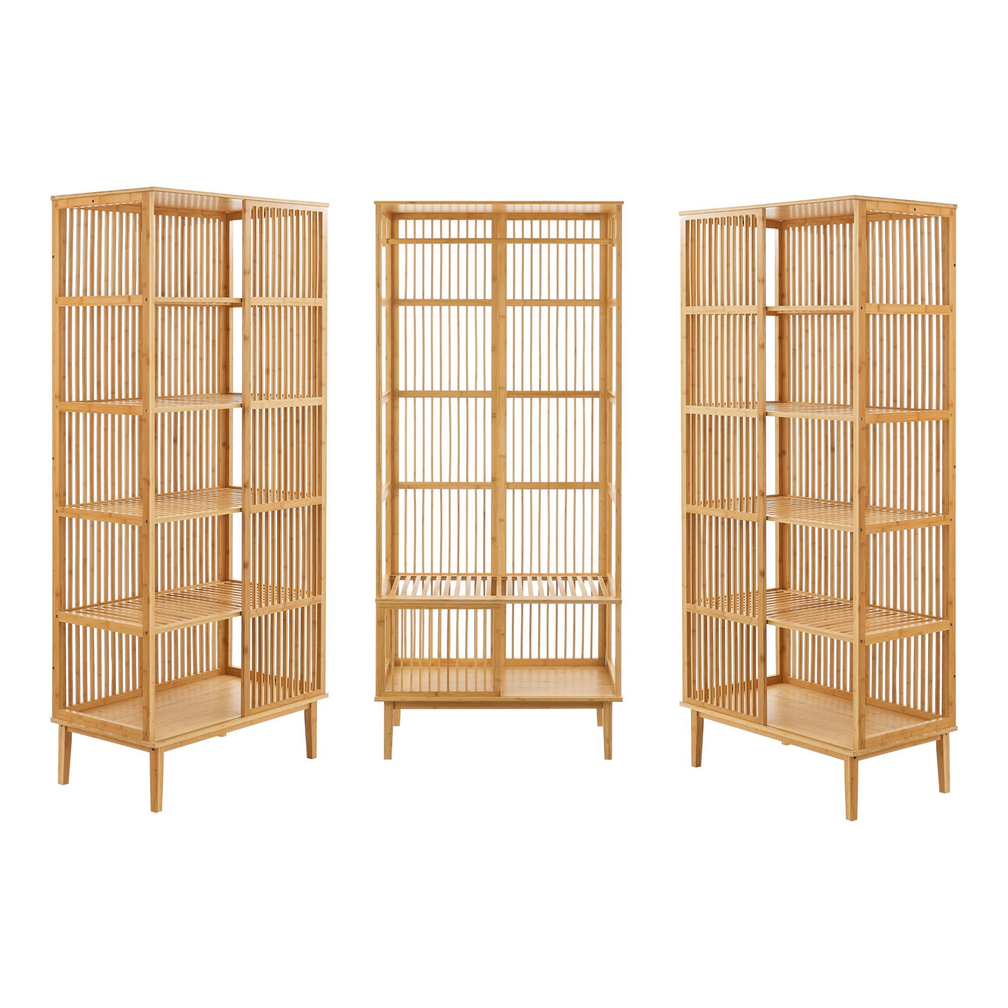 en.casa Garderoben-Set, (3-St., bestehend aus 1 günstig online kaufen