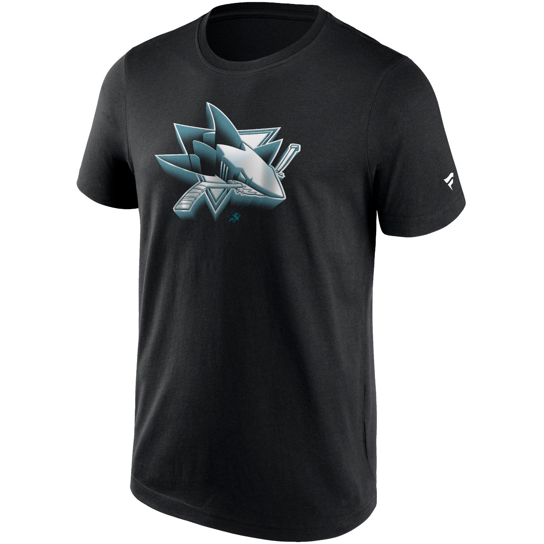 Fanatics Print-Shirt CHROME LOGO MLB NHL NFL Teams San Jose Sharks